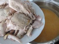 Das Hähnchen wieder in die Sauce geben und...