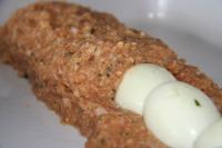 Mit der zweiten Hälfte der Masse zudecken und in...