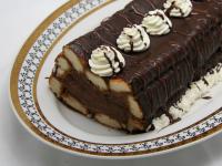 Abgekühlten Dessert auskippen, mit...
