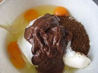 Käse, Quark, Sahne, Eier, Zucker, Kaffee und...