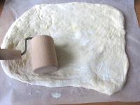 Backpapier, das das ganze Backblech bedeckt,...