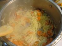 Kohlrabi, Möhre, Kartoffeln abschälen und...