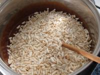 Puffreis beimengen …...