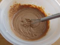 ...und zum Schluss die Butter untermischen. ...