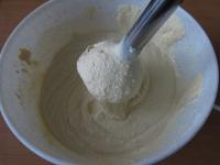 Mit Stabmixer zermixen....
