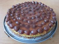 Gelatine auf die Kirschen schmieren und in Kühle...