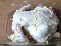 Mit einer dicken Schicht der weichen Butter...
