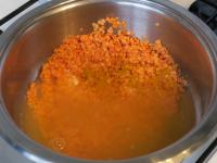 Wasser zugießen und kochen bis weich....