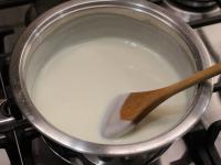 Wenn der Pudding dicker wird, den Schneebesen...