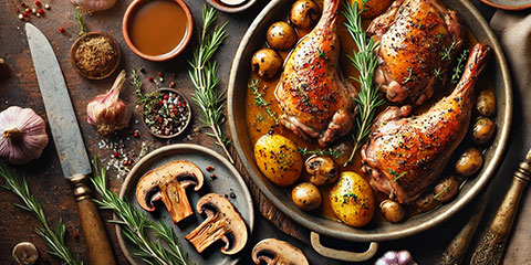 Hasen- und Kaninchenfleisch