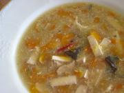 Scharf-Suare Suppe mit Karotte 