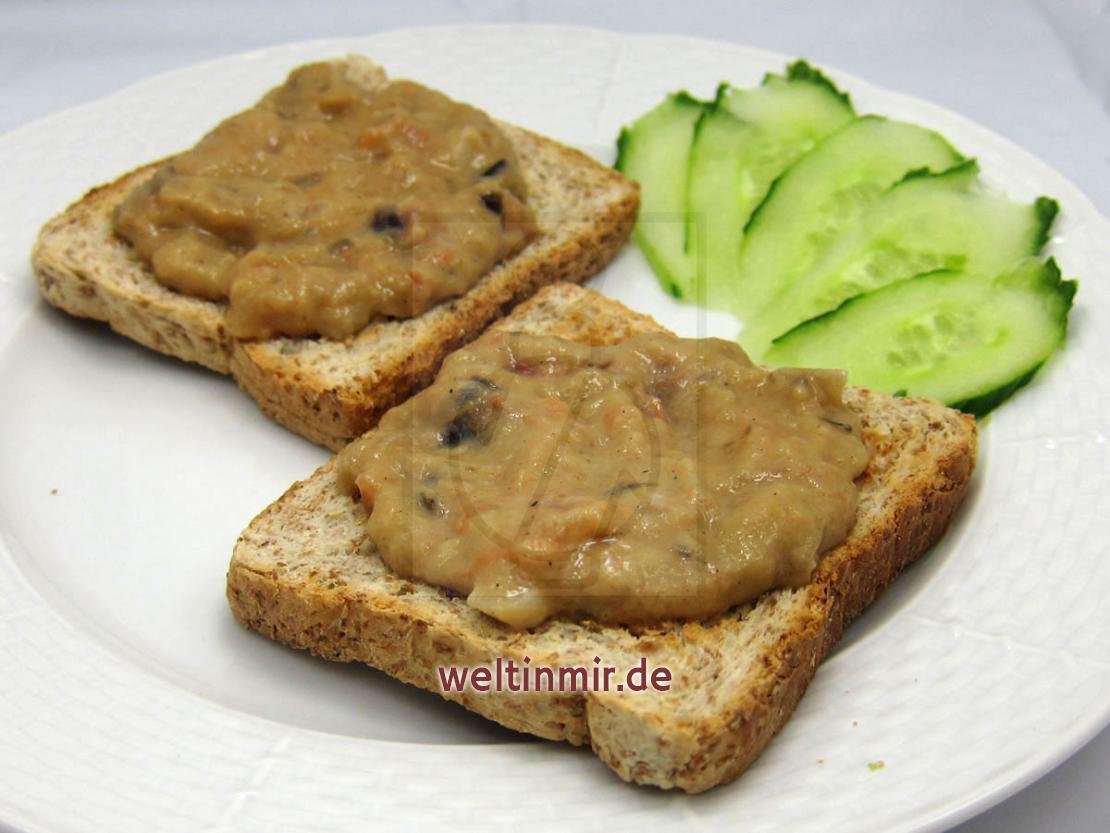Auberginenaufstrich • Rezept | weltinmir.de