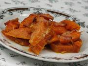 Überbackene Süßkartoffel mit Hokkaidokürbis