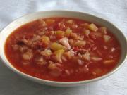 Tomatensuppe mit Weißkraut