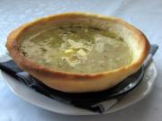 Knoblauchsuppe mit Kartoffeln