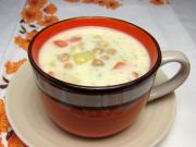 Kichererbsensuppe mit Milch