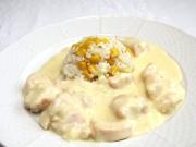 Hühnerbrust in Käsesauce 