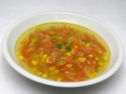 Gemüse-Suppe mit Mais