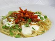 Spaghetti mit Brimsen-Käse