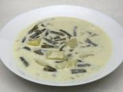 Grüne Bohnen Sahne-Suppe
