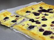 Kuchen mit Blaubeeren und Mascarpone