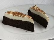Schokoladenkuchen mit Kokos-Mascarpone-Creme