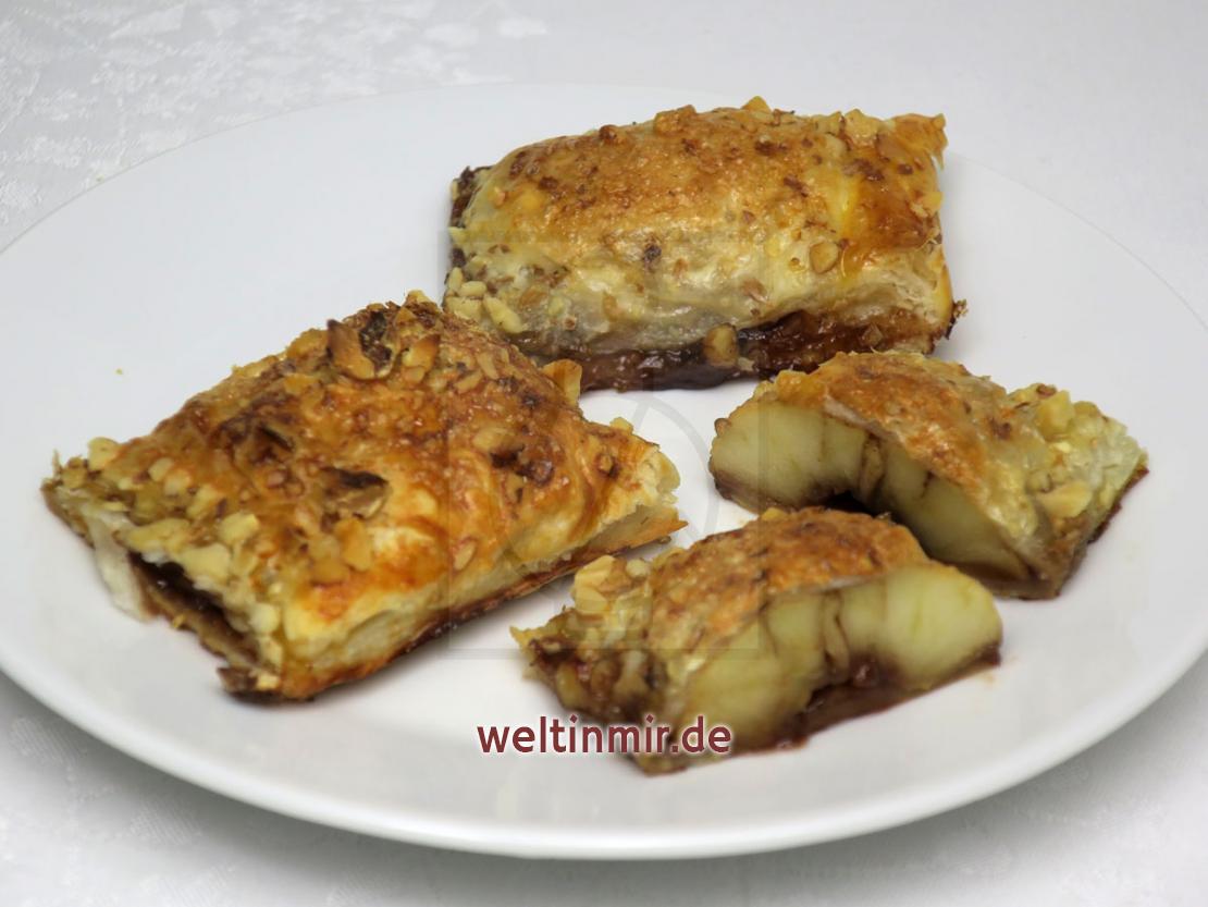 Gebackene Äpfel in Blätterteig • Rezept | weltinmir.de